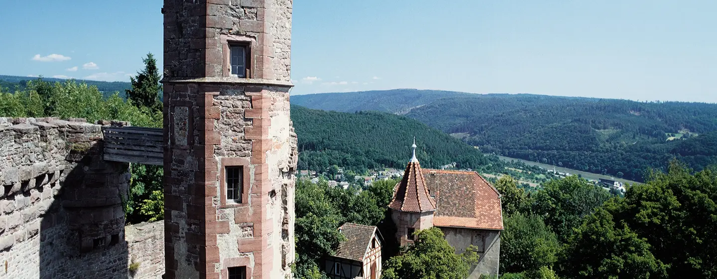 Foto: Staatliche Schlösser und Gärten Baden-Württemberg, Arnim Weischer Burgfeste Dilsberg, Turm