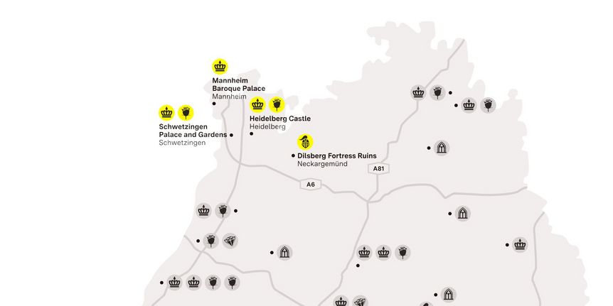 journey map "Mannheim and surrounding area"